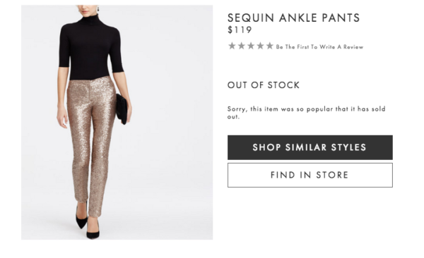 Ann Taylor's Sequin Pants and A Little Shopping Tip - Tiramisu For ...