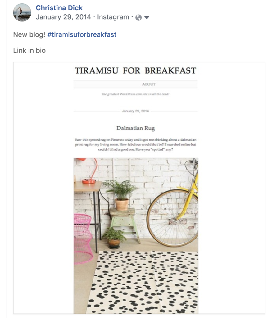 Tiramisu For Breakfast Blog Launches