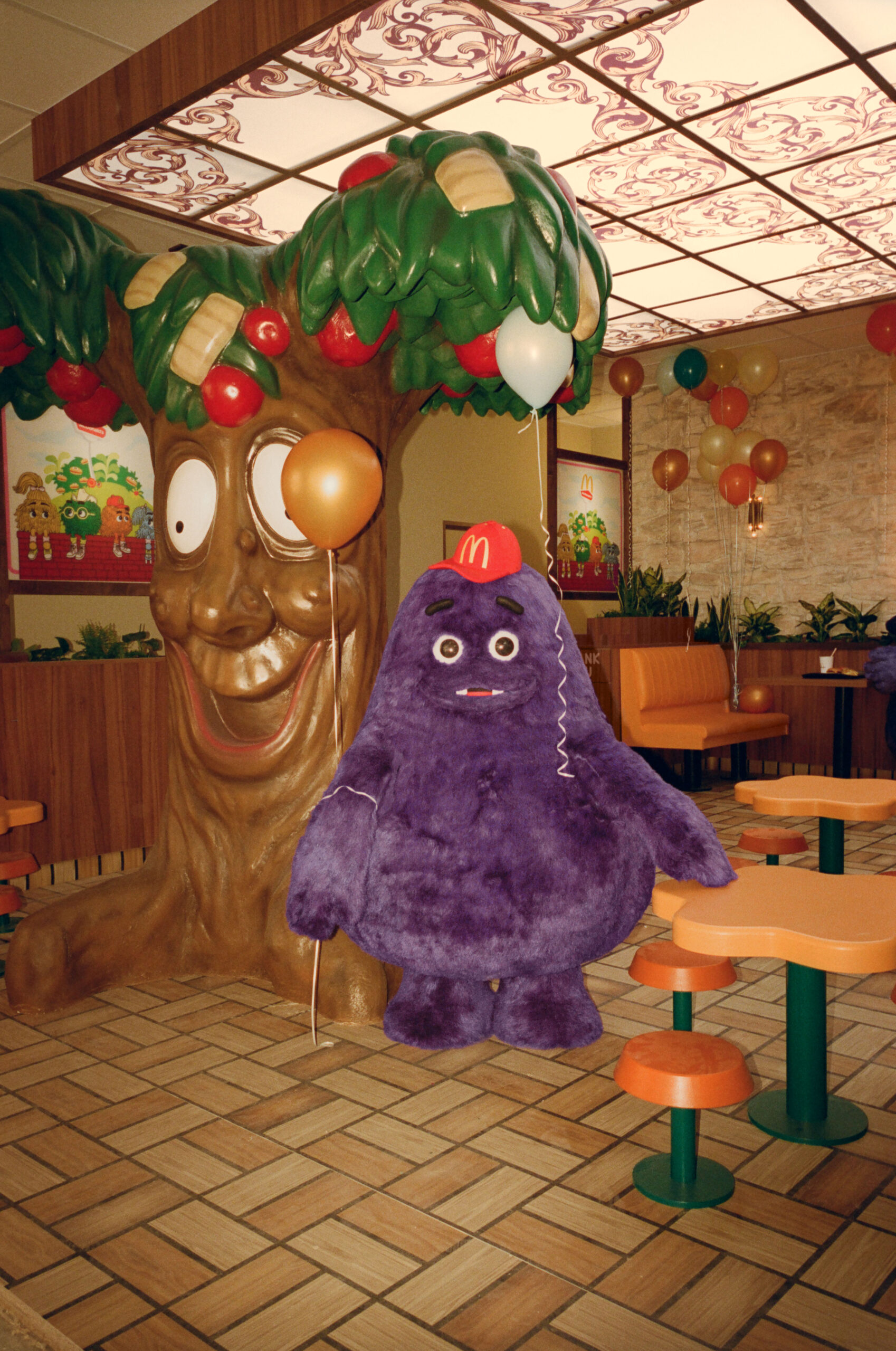 Young Grimace Under McDs Tree