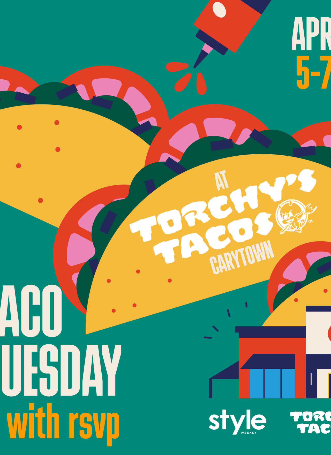 Taco Tuesday Popup with STYLE Weekly + Torchy’s Tacos of Carytown