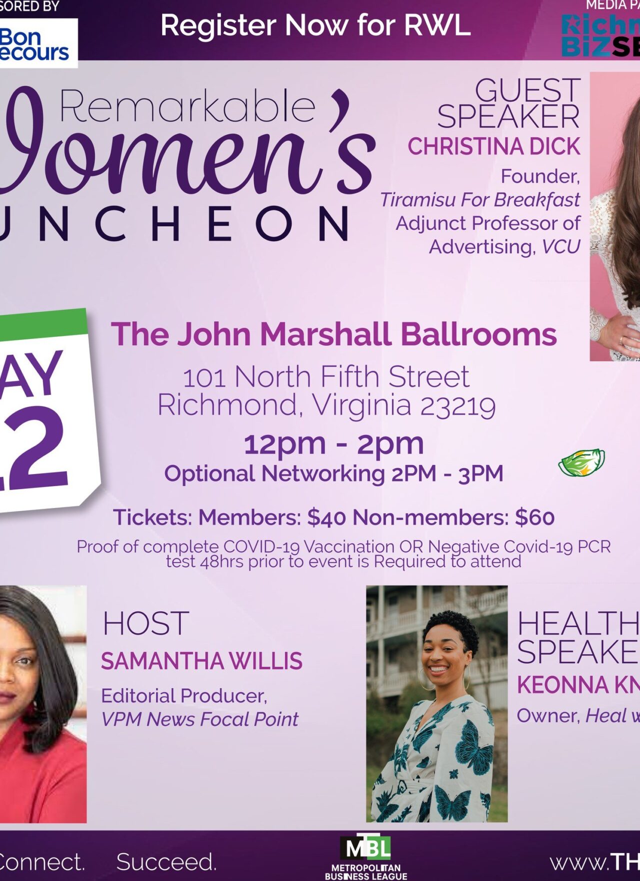 Remarkable Women’s Luncheon | Metropolitan Business League